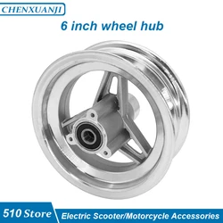 6 Inch Rim Aluminum Alloy Wheel Hub for 10x6.00-6 13x5.00-6 15x6.00-6 Tire  Small Citycoco Electric Scooter / Atv Go Kart