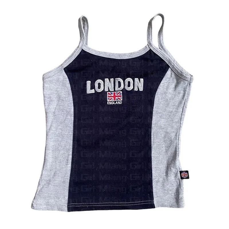 Y2k Womens Summer Camis Tanks Tops Sleeveless Cotton Bustier Unpadded Vest Crop Top Seamless Tees Traf 2023 Woman Tops Crop Tops