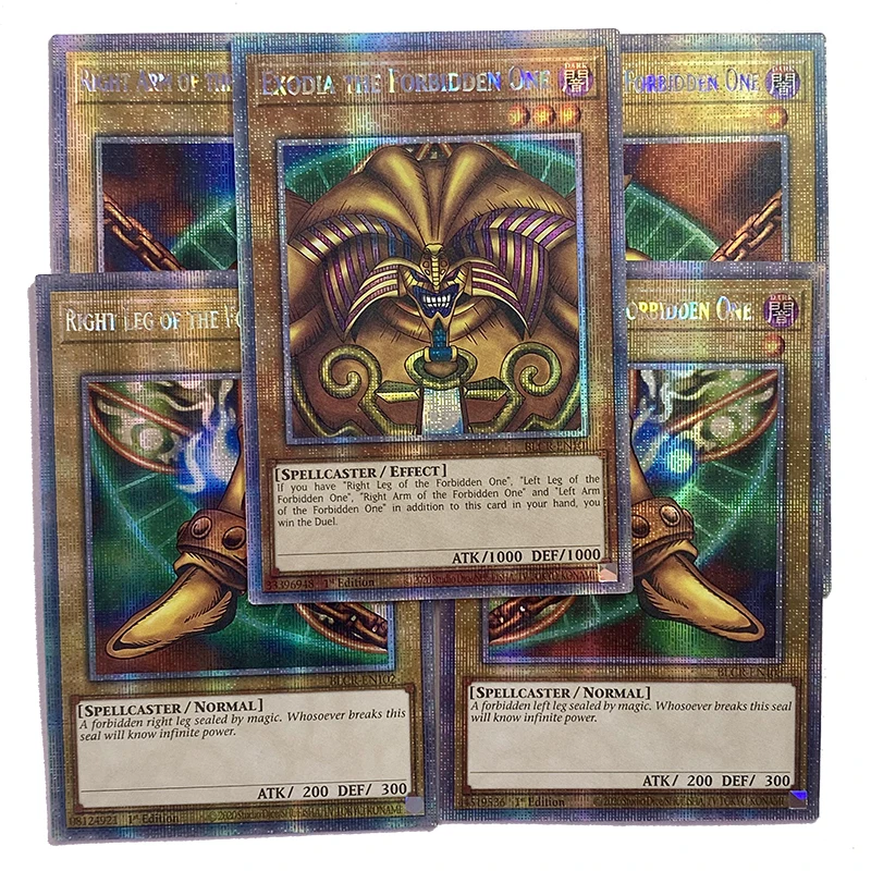 

Yu-Gi-Oh! Collection DIY Proxy Cards Exodia the Forbidden One English DIY Toys Hobbies Full Set English Non-Original PlayingGift