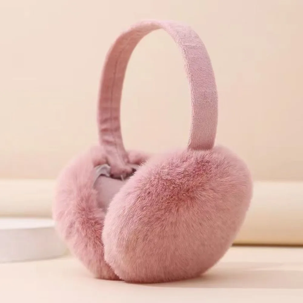 Fashion Warm Winter Earmuffs Faux Fur Folding Earflap Protection Portable Cold Protection Ear Warmer for Men Women