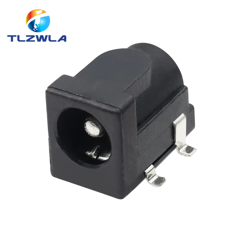 10PCS DC-050 SMD DC-005 5.5X2.1 DC005 5.5*2.5mm DC Power Jack Connector 5.5 x 2.1MM Socket DC050