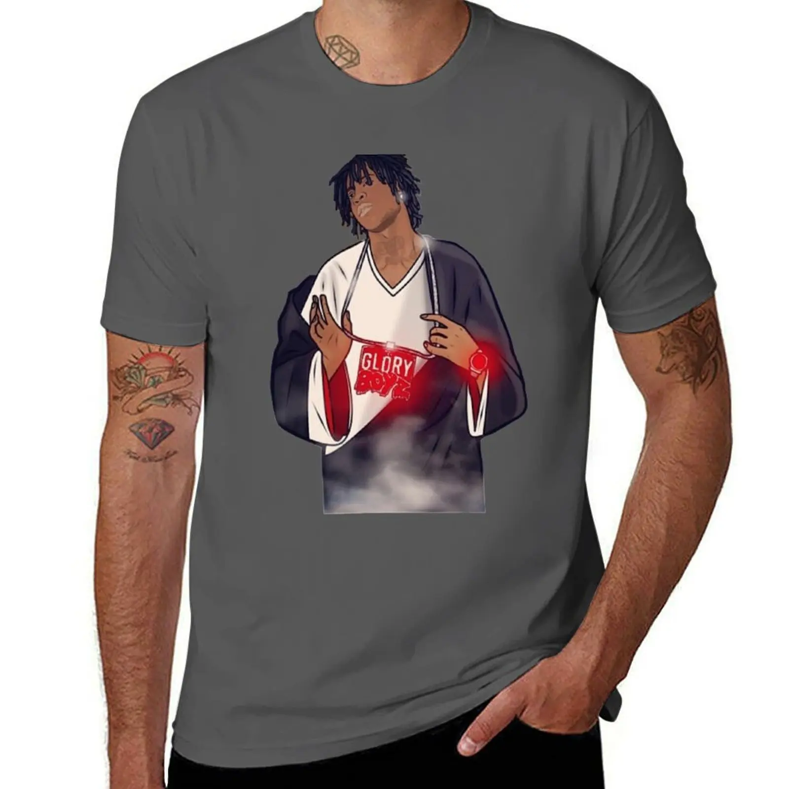 

glory boyz ent chief keef T-Shirt Casual Holiday Short Sleeve Tee