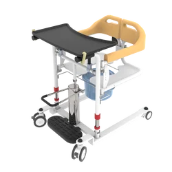 Shift chair Patient Transfer Lifter for Home Use and Facilities , Transfer to bed or sitting toilet,Foot stepping hydraulic lift