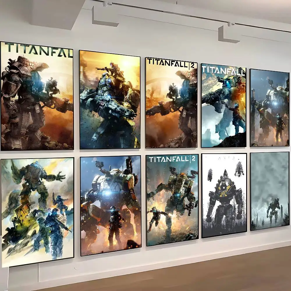 Poster High Quality Print Waterproof Wall Art Sticker For Bar Living Room Decor Gift Hot Game T-Titanfall