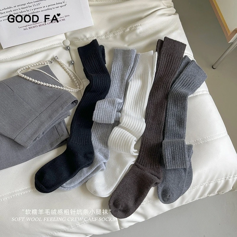 Knee High Socks Extra Warm Chunky Ribbed Knit Leg Warmers Fashion Show Trend Winter Fall Cable Knit Over The Knee Boot Socks