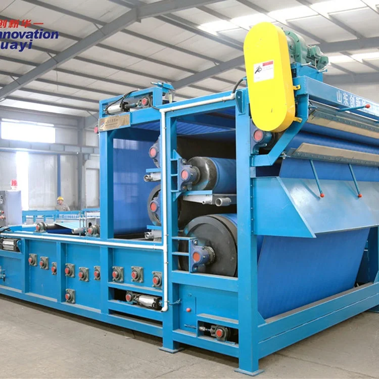 Macchina per la pressa per fanghi con filtro a cinghia Ss304 ad alta efficienza per il trattamento dei fanghi