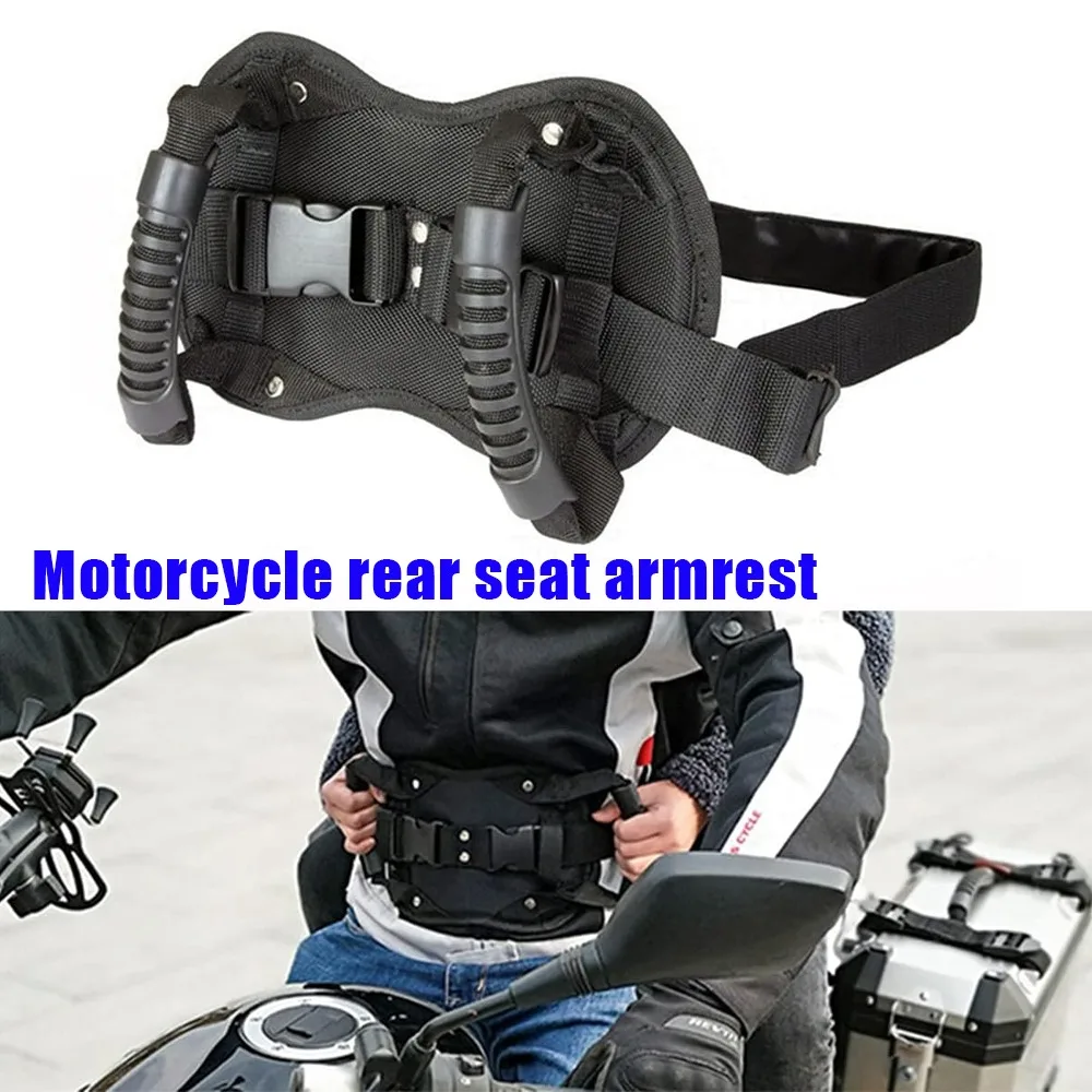Kids Back Seat Safety Belt Universal Motorcycle Strap Non Slip Passenger Grip Adjustable Scooter Child Hand Hold Strap 1 Pcs