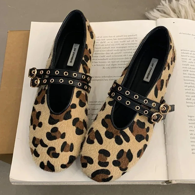 fashion-leopard-print-design-comfort-soft-flat-shoes-women-double-buckle-round-toe-mary-jane-shoes-elegant-ballet-flats-ladies