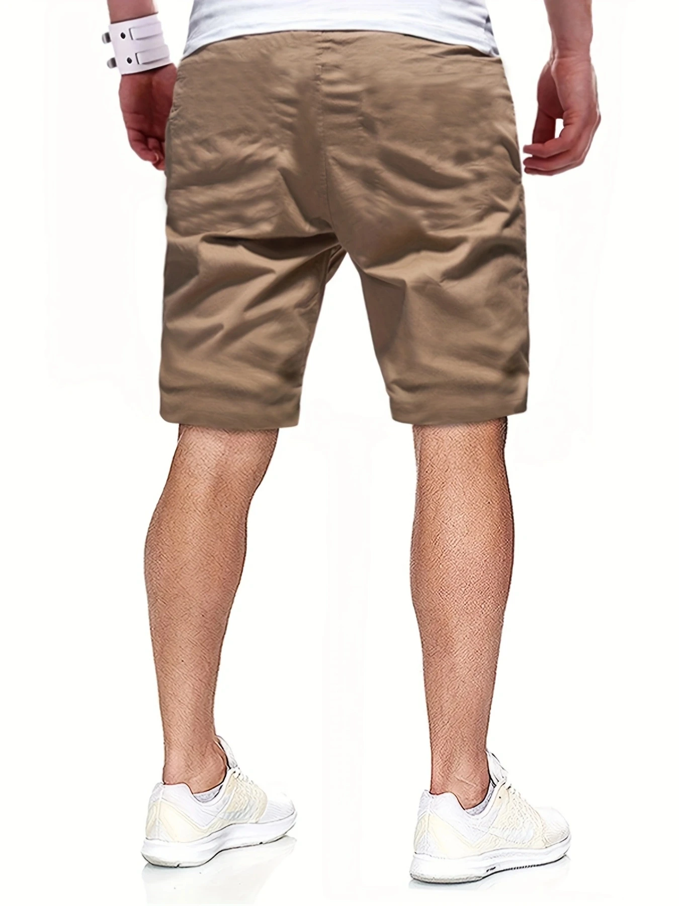 Men's Comfortable Drawstring Shorts Summer Casual Cargo Shorts