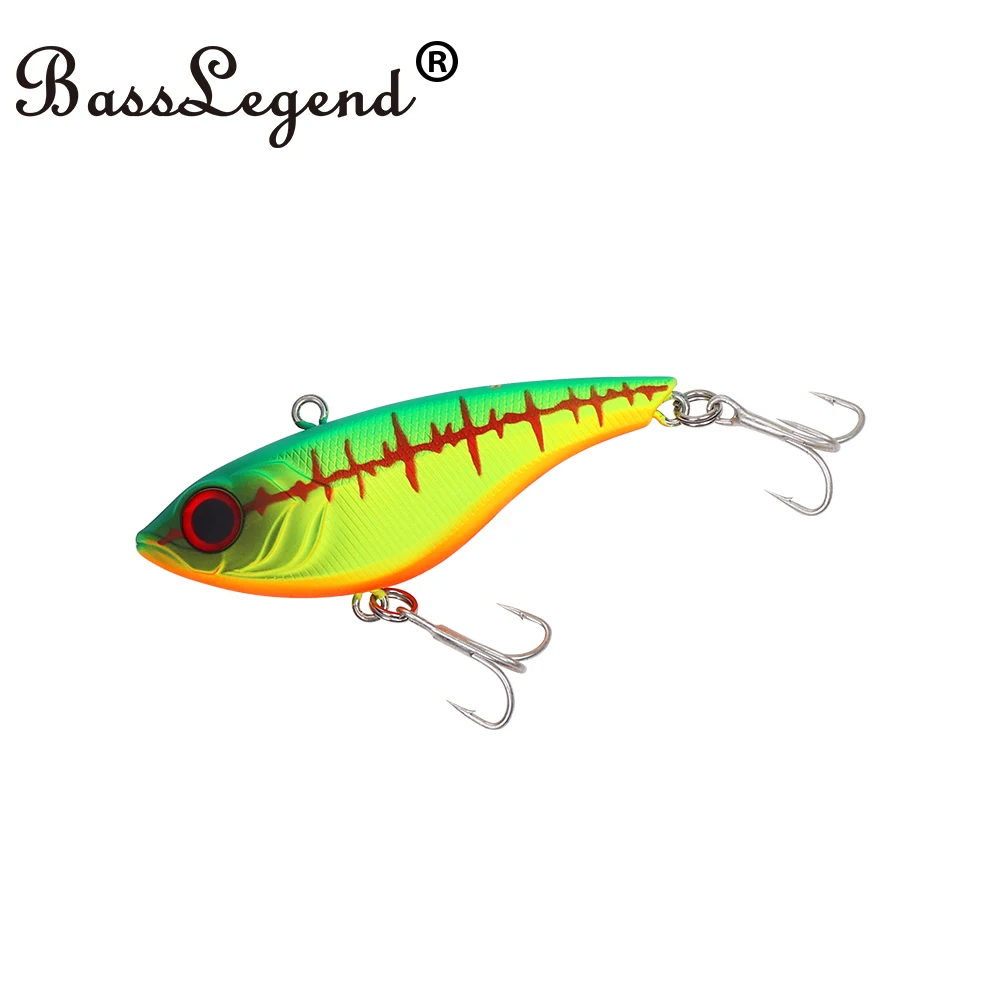 BassLegend Japan Ice Fishing Sinking Lipless Crankbait Vibration Lure VIB Sea Bass Pike Minnow Wobblers 64S 64mm 14g