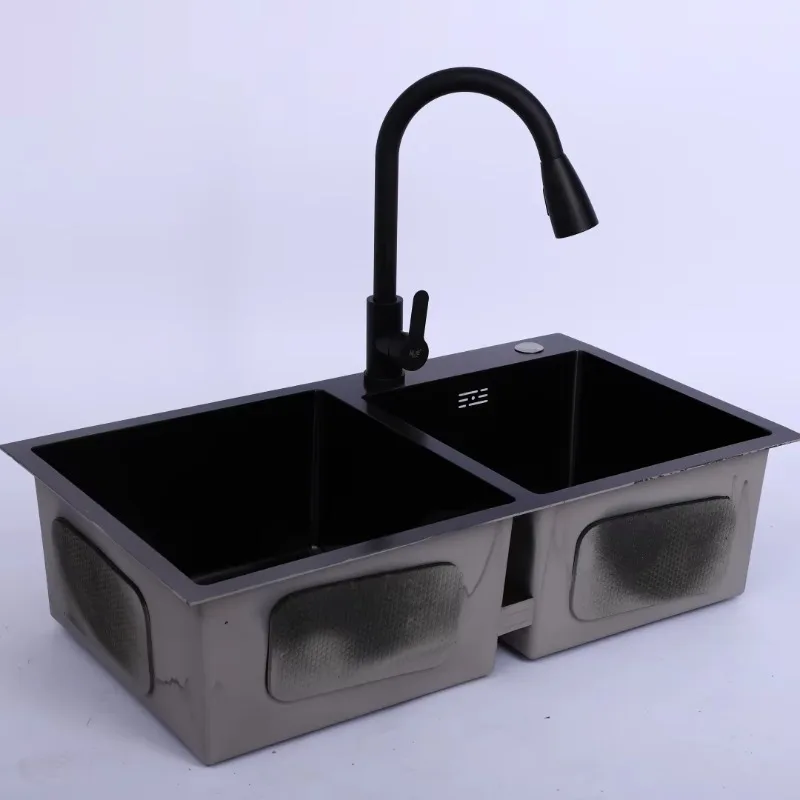 نمط جودة عالية البلاتين حوض شلال الحمام صنبور المطبخ بالوعة غسالة الصحون #6