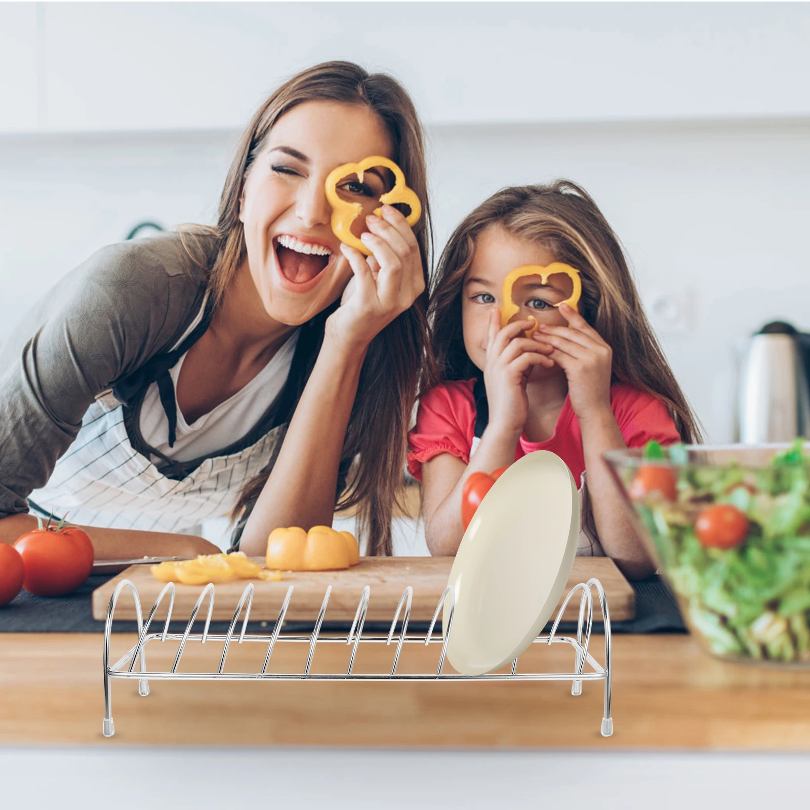 

Dish Drying Kitchen Counter Stainless Steel Dish Plate Drain Rack Drying Rack For Kitchen Counter Storage Organizer