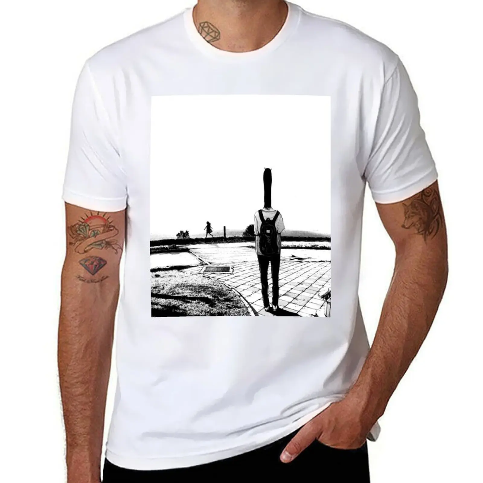 

Punpun & Aiko T-Shirt man tshirt t shirt men 100% cotton luxury brand T-Shirt