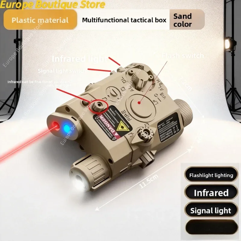 

НОВИНКА 2026: Многофункциональный лазерный фонарь PEQ15: совместим с 20-мм планкой для охотничьих игрушечных пневматических пистолетов, страйкбола и индикаторов для игр