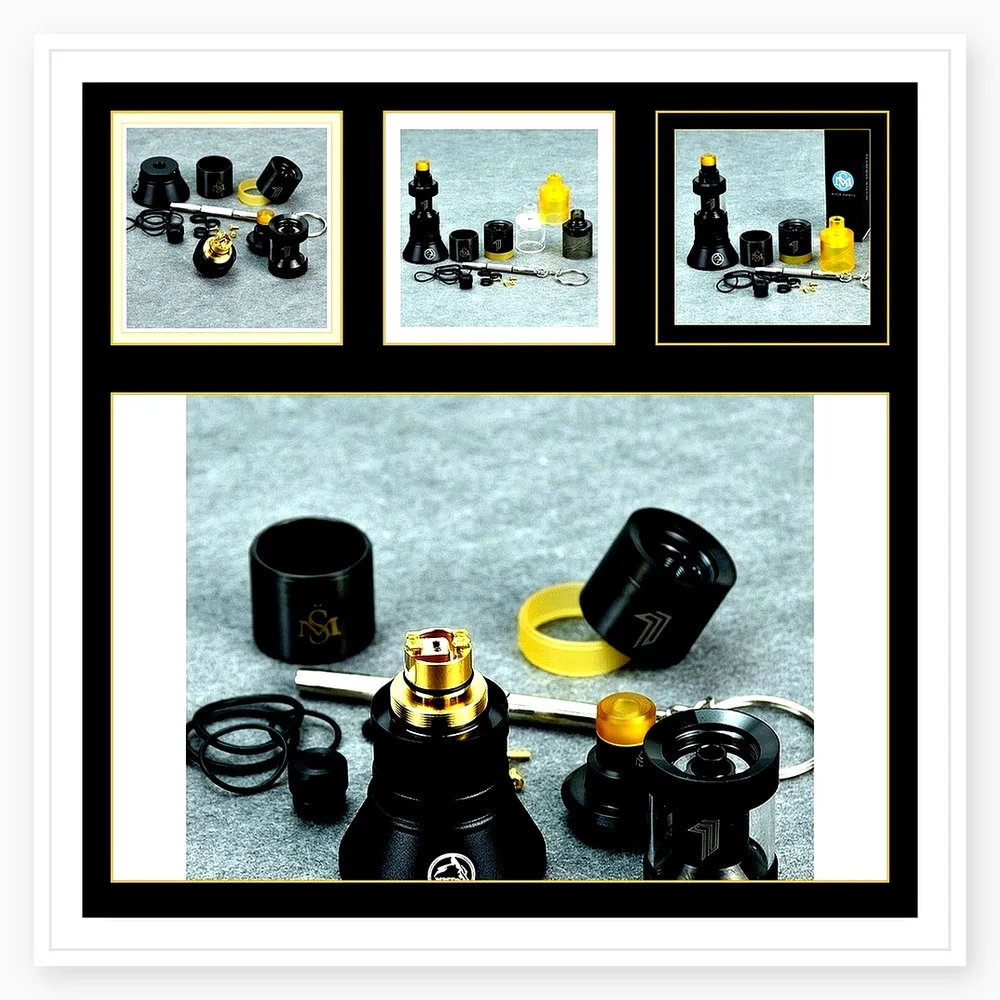 Wolfcoolvape Kayfun Prime SE NITE DLC RTA 2ml 22mm Topfill Atomizer with 316SS Construction and SteamTuners Bellcap