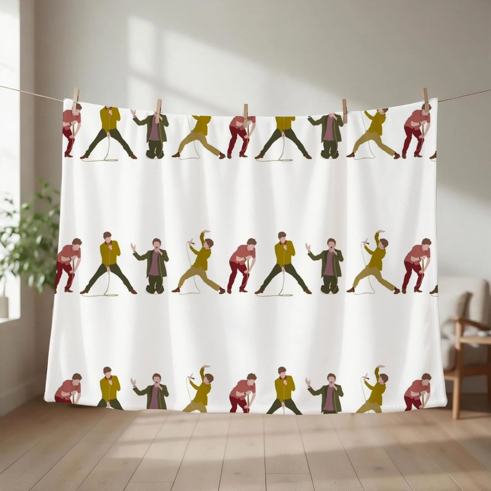 James Acaster Throw Blanket couch cozy soft plush fuzzy picnic outdoor blanket