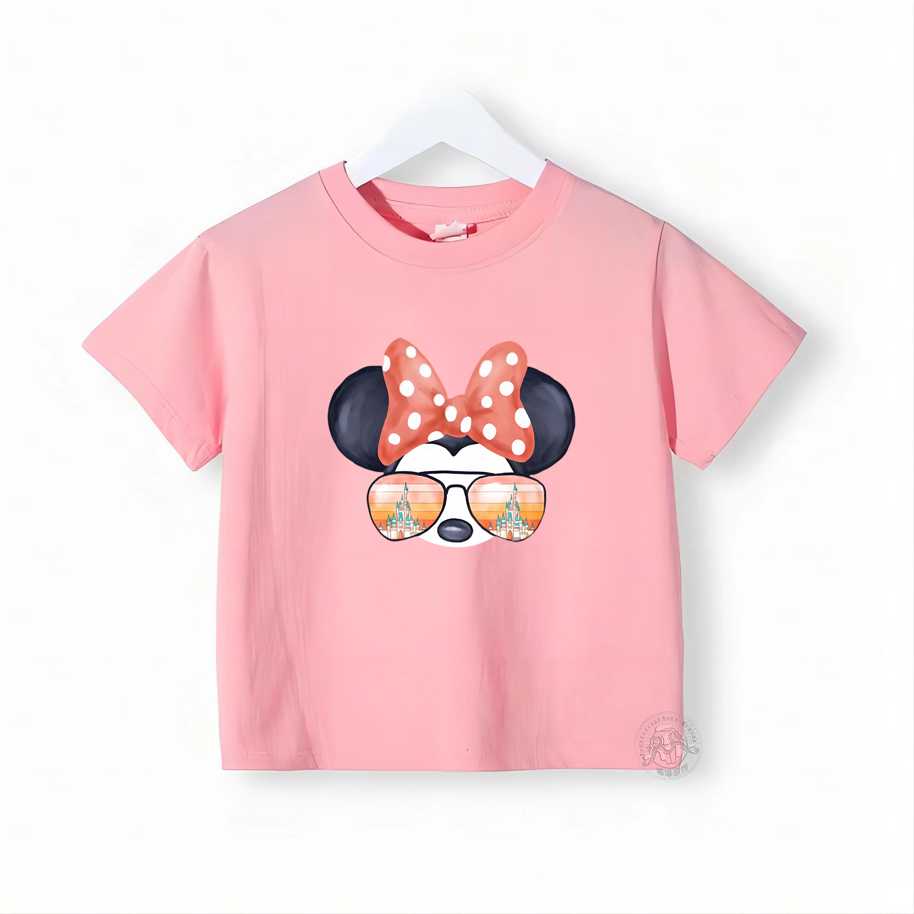 New children's casual printed children's T-shirt Cartoon boys girls clothes comfortable street simple 2-14 year old T-shirt