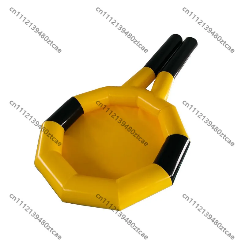 Inflatable Giant Tennis Ball Racket Game Prop Fun Sports Dribble Shooting Toy Outdoor Team Building Activity Equipment