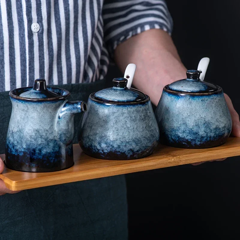 

Household Kitchen Salt Tank Seasoning Box Seasoning Jar