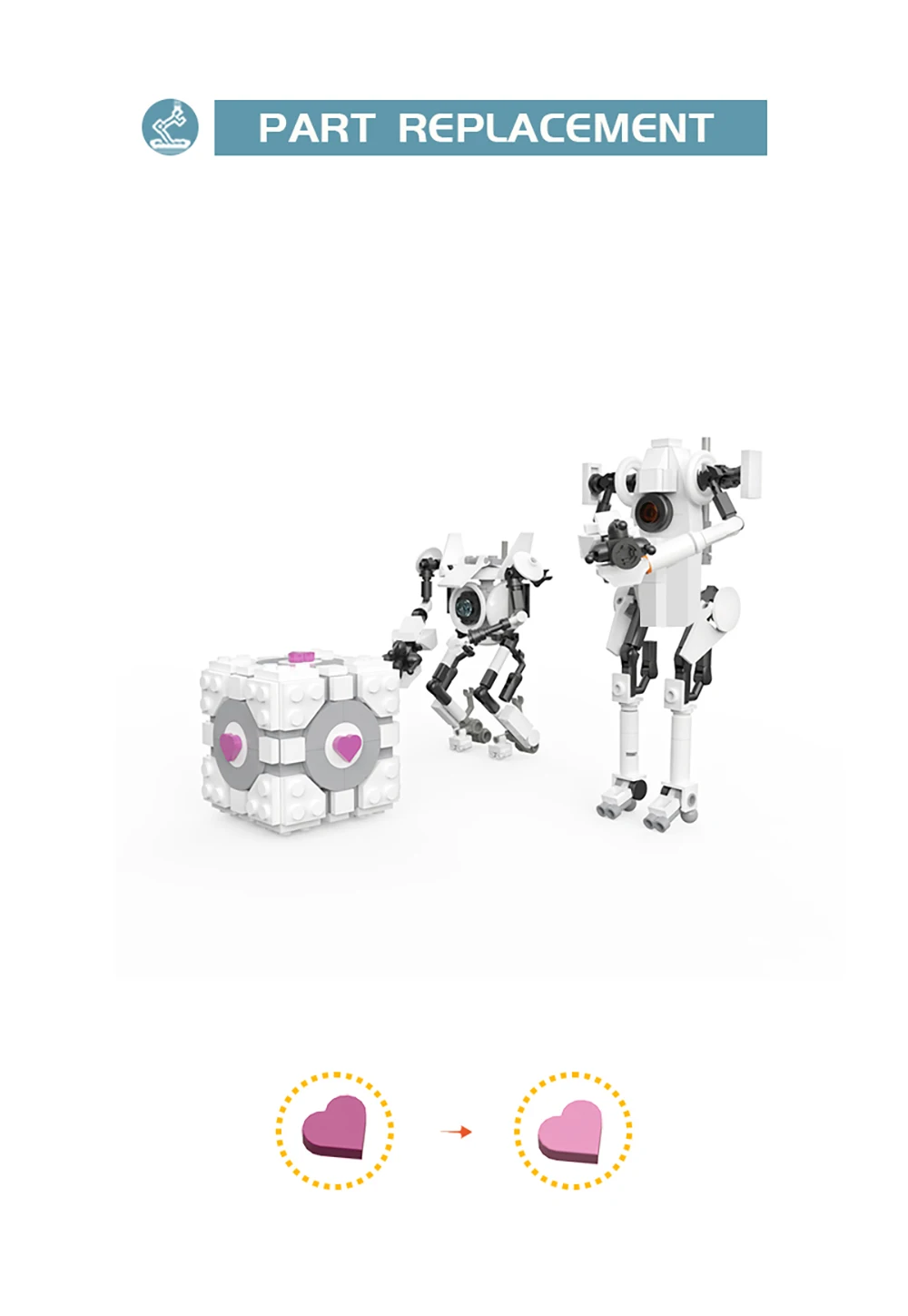 MOC Lab Robots P-body Building Blocks - DIY Atlasse Construction Toys Assembly Bricks Scientific Experiment Collection Gift