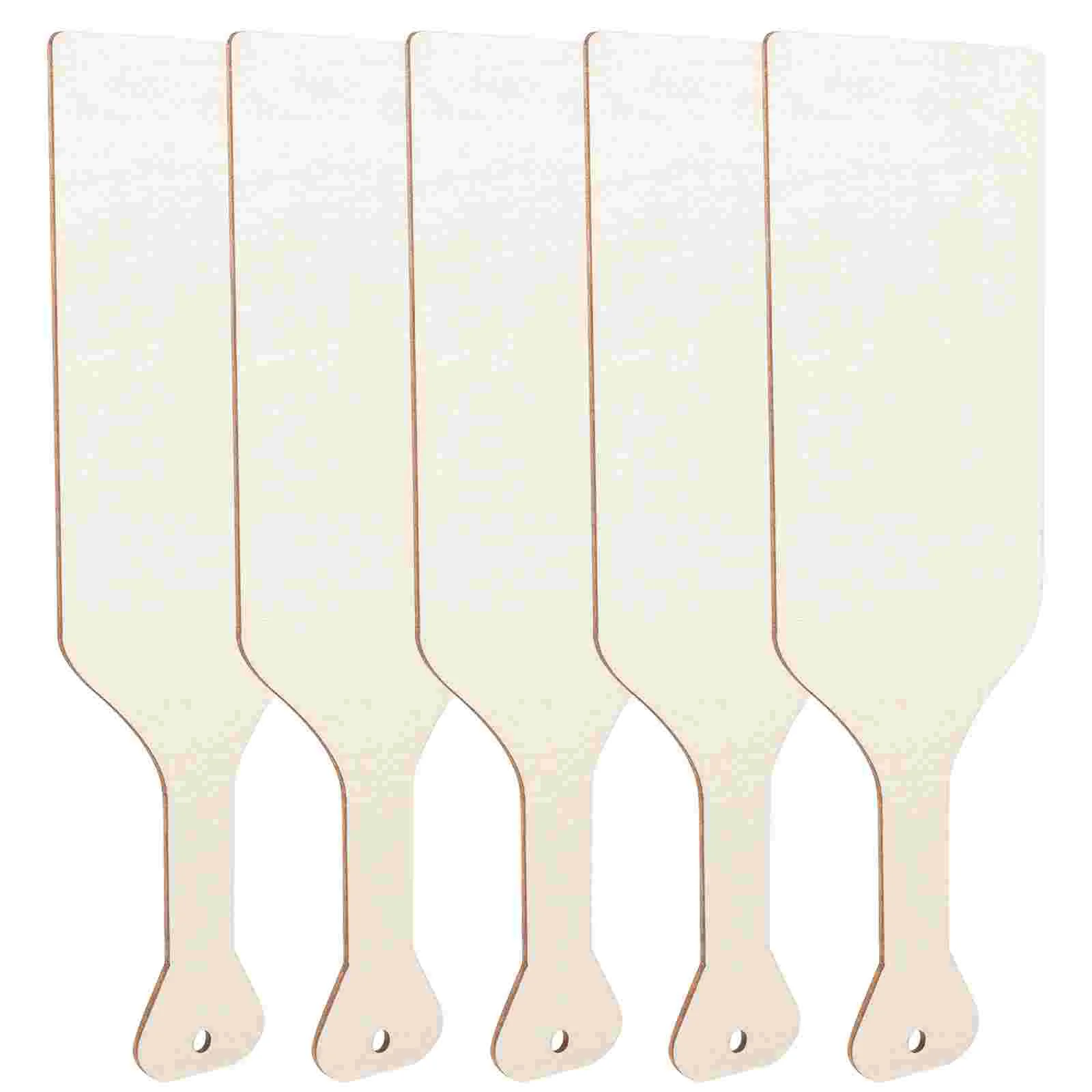 5 Pcs Mini Wooden Cutting Board with Handle Chopping Small Boards Blank Unfinished Crafts Supplies for