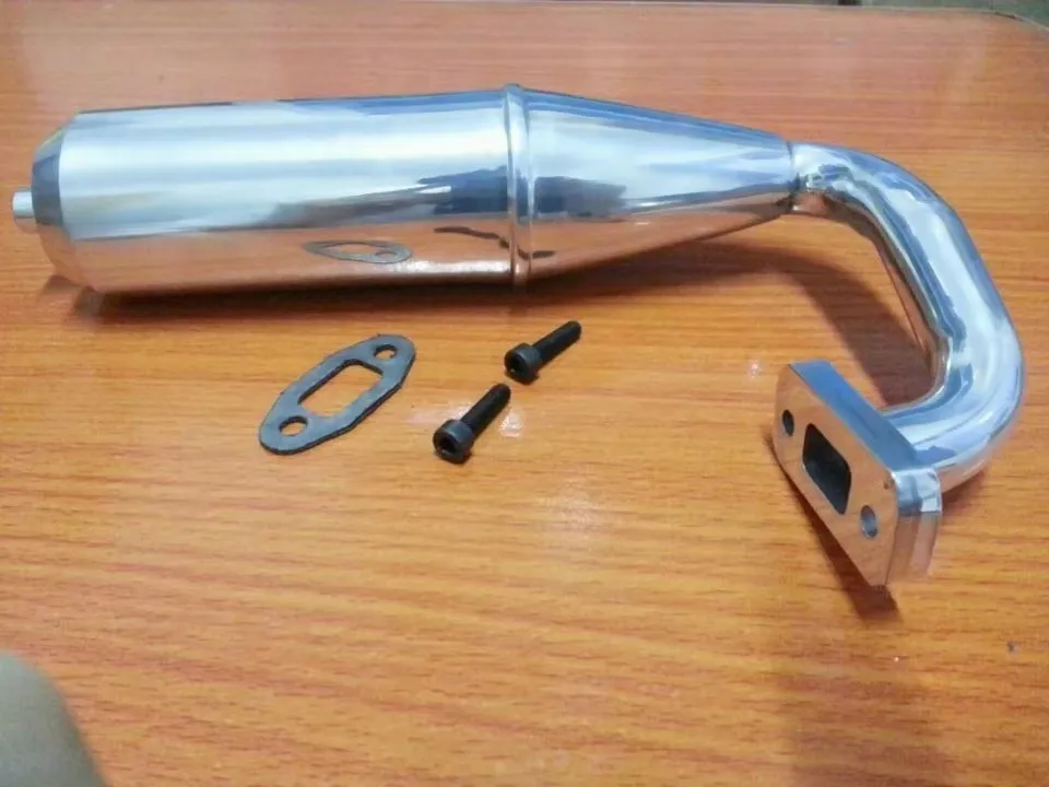 Aluminium zijuitlaat afgestemde pijp voor 1/5 HSP HPI Baja SS FG 1/5 FG Monster Truck