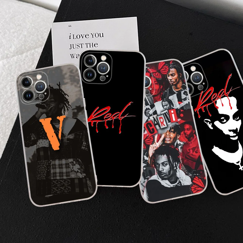 

Playboi Carti Rapper Phone Case For IPhone 16 15 13 14 Pro Max XS XR 12 11 Pro 13 Mini 6 7 8 Plus Soft Clear Back Cover