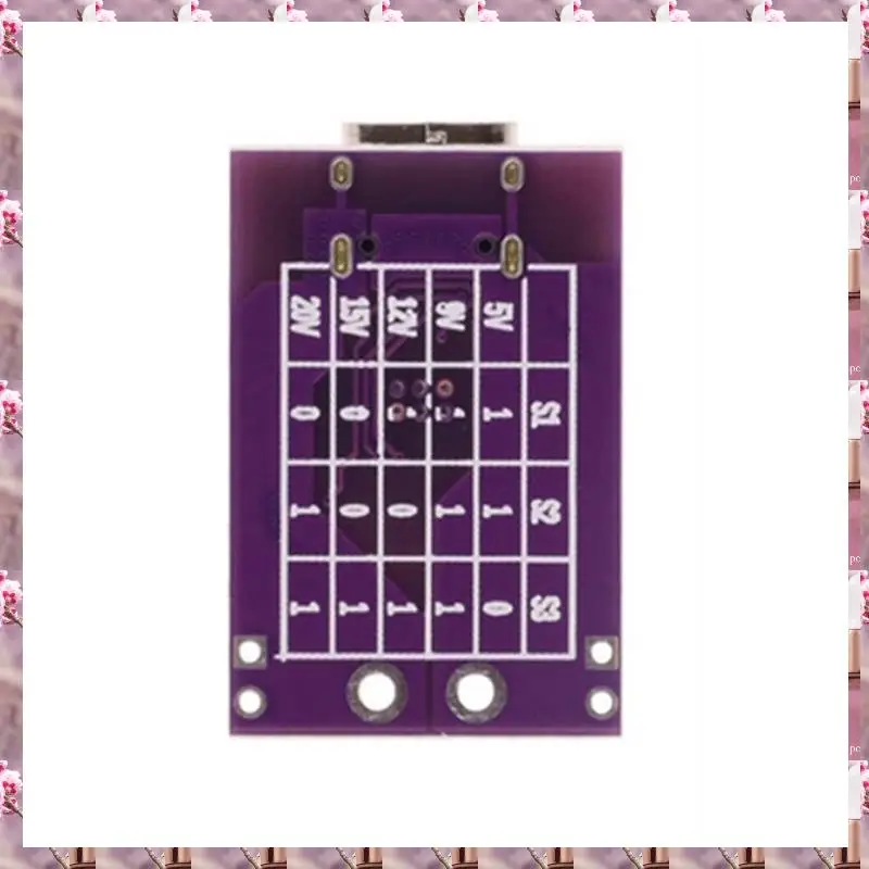 2025 1Pcs Type-C QC PD2.0 PD3.0 To DC Spoof Fast Charge Trigger Poll Detector USB-PD Notebook Power Supply Change Board,1Pcs Typ