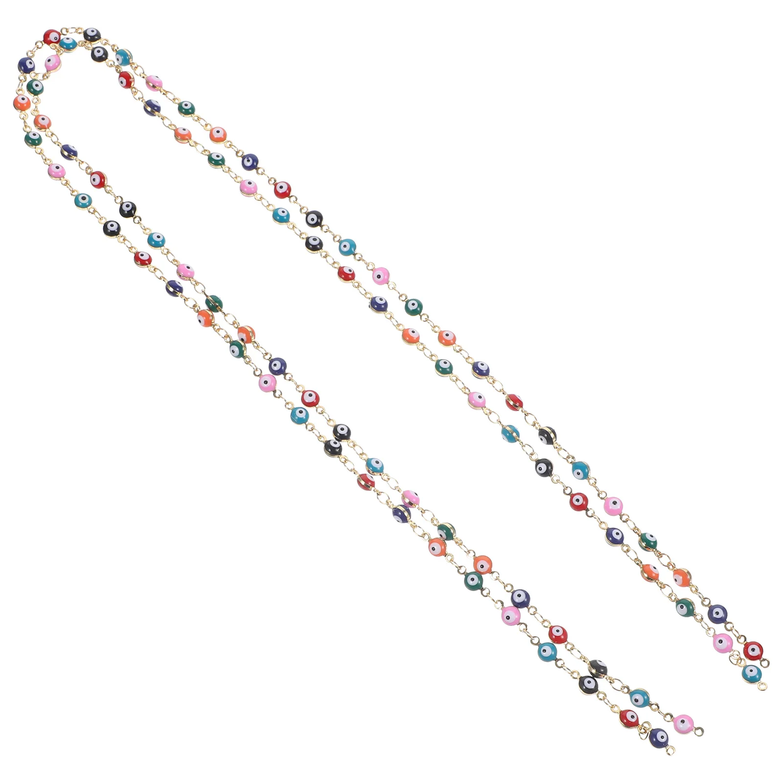 

2pcs Alloy For Diy Necklace Bracelet Jewelry Making Link Craft Accessories Pendant Chain Copper Chain Handmade Jewelry Supplies
