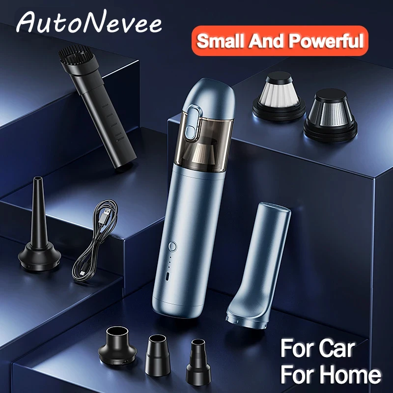 

16000Pa Wireless Car Vacuum Cleaner Strong Suction Handheld Auto Vacuum Home & Car Dual Use Mini Vacuum Cleaner Home Appliance