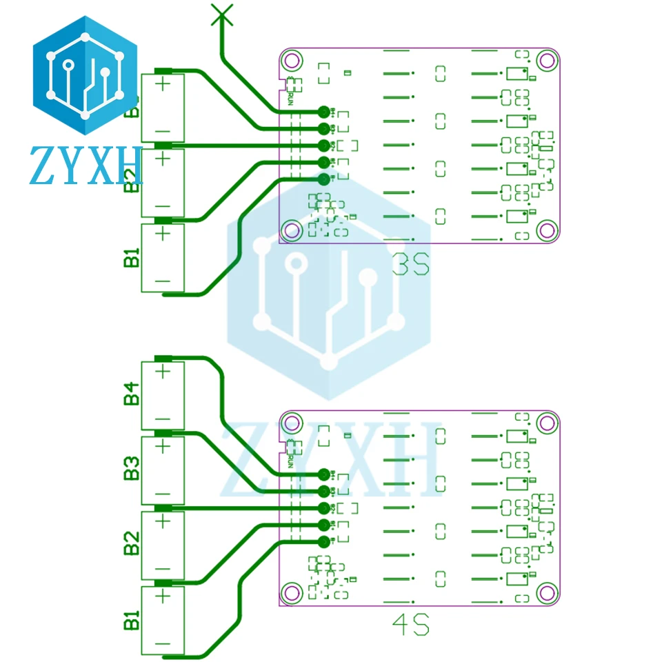 BMS 3S 4S 8S Active Balancer Board 1.2A Lifepo4 Lipo Li-ion Lithium 18650 Battery Power Energy Transfer Balance Equalizer Module