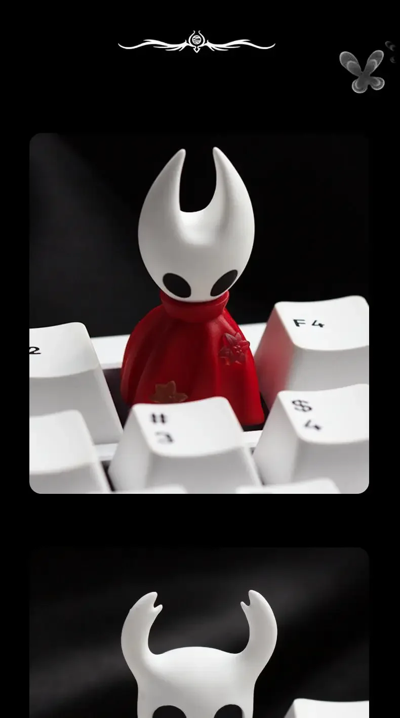 The Hollow Knight Tastenkappe, leicht, transparent, Persönlichkeit, Kunstharz, mechanische Tastatur, Anime, einzeln, individuell angepasste Tastenkappe, ESC, Original R4 – Detail 6