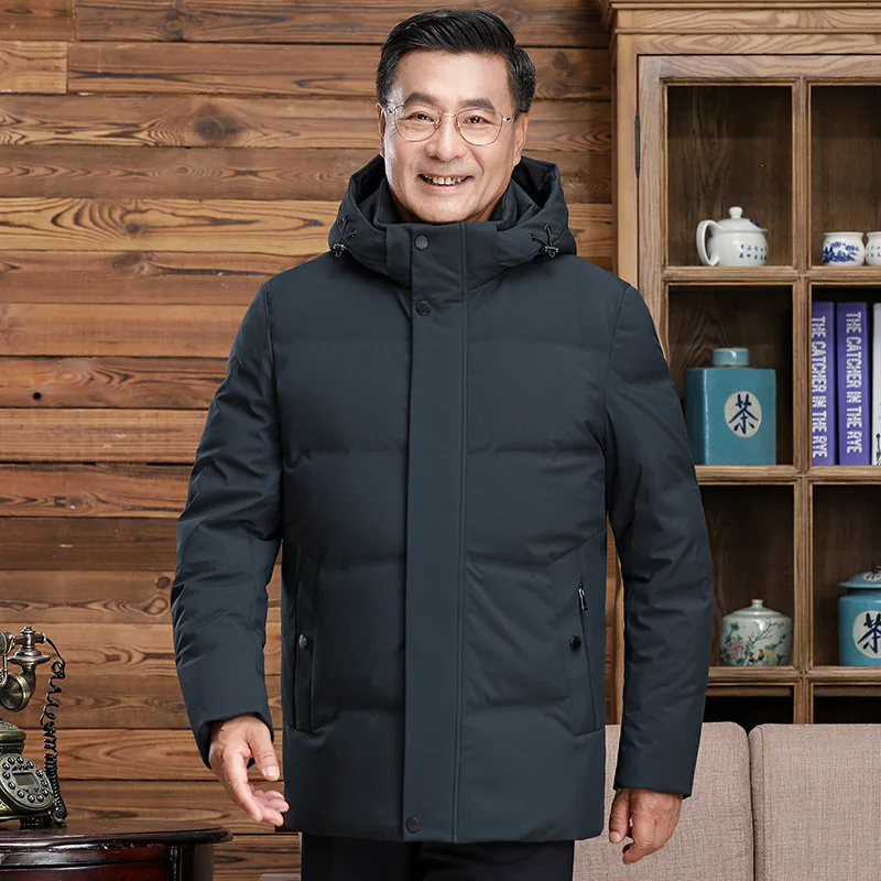 

2024 Men's Winter Jacket with Zipper Filling Regular Fashion Padded Men's Jackets