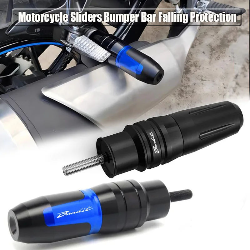 

Для BANDIT GSF 250 600 650 1200 1250 S N ABS Bandit мотоцикла с ЧПУ, алюминиевые ползунки выхлопной рамы, противоударные накладки, защита от падения