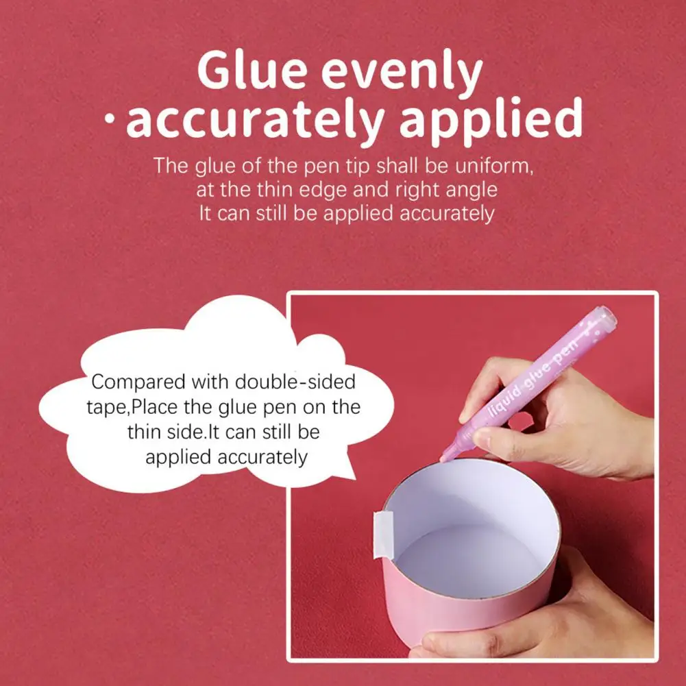 Glue Dispensing Pen  Beautiful Scrapbooking Liquid Glue Stick  Creative Glue Pen