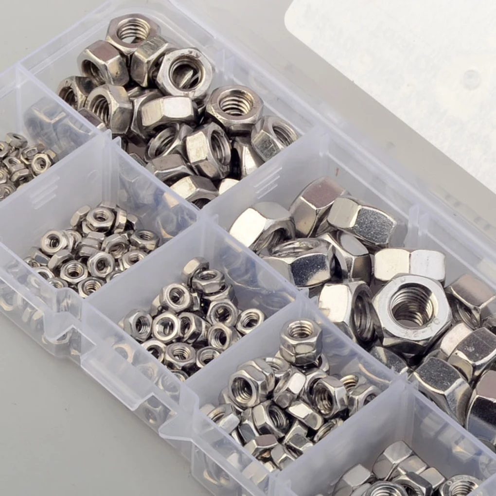 320pcs Locking Nuts Fastener Components Locknuts Parts Replace Component