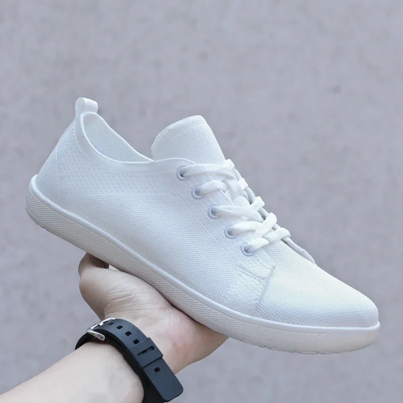 New Unisex Wider Shoes Breathable Mesh Men Barefoot Wide-toed Shoes New Flats Soft Zero Drop Sole Wider Toe Sneakes Big Size