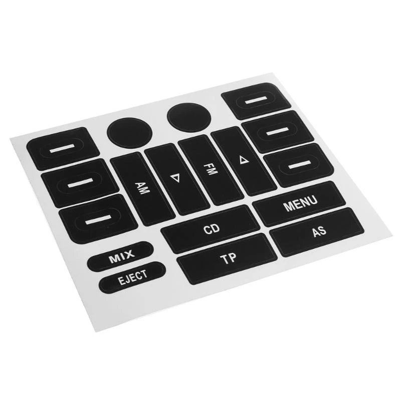 Car Navigation Radio Button Repair Sticker Anticorrosion Decoration For Golf MK5 