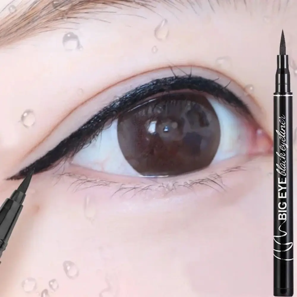 Mode Slender Head vloeibare eyeliner Langdurige zweetbestendige ultradunne eyeliner Niet-vlekkende eyeliner