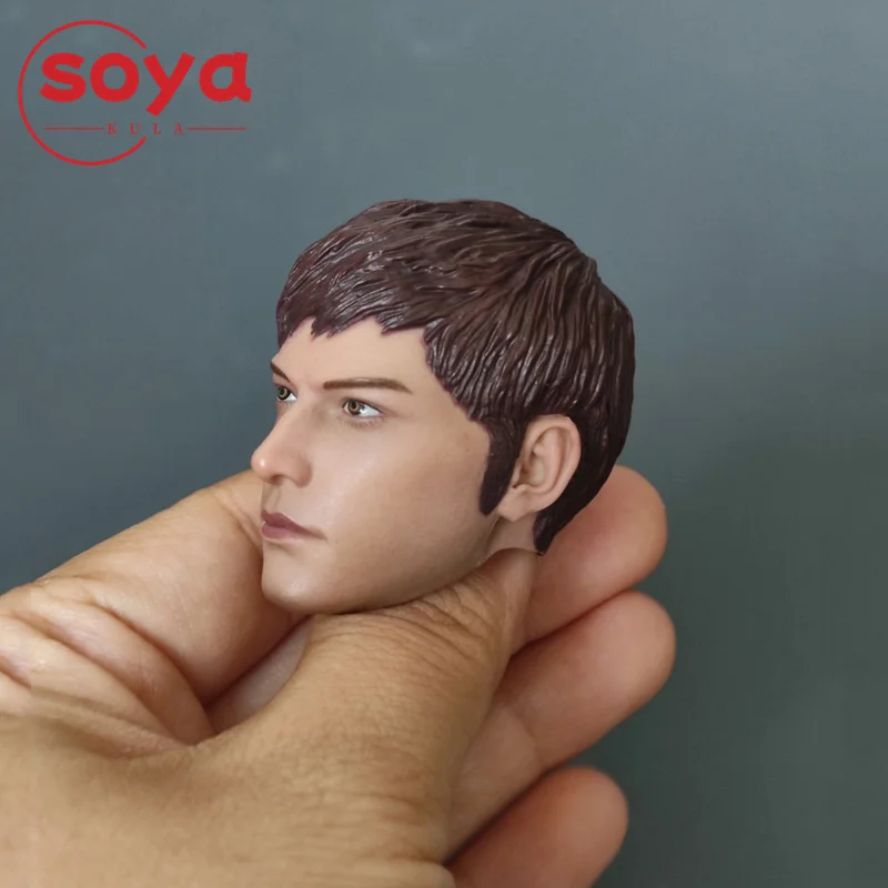1/6 Bilancia Bello Monaco Con Capelli Testa Scolpire Modello di Intaglio Misura 12 Pollici Soldato Maschio Action Figure Corpo Bambole