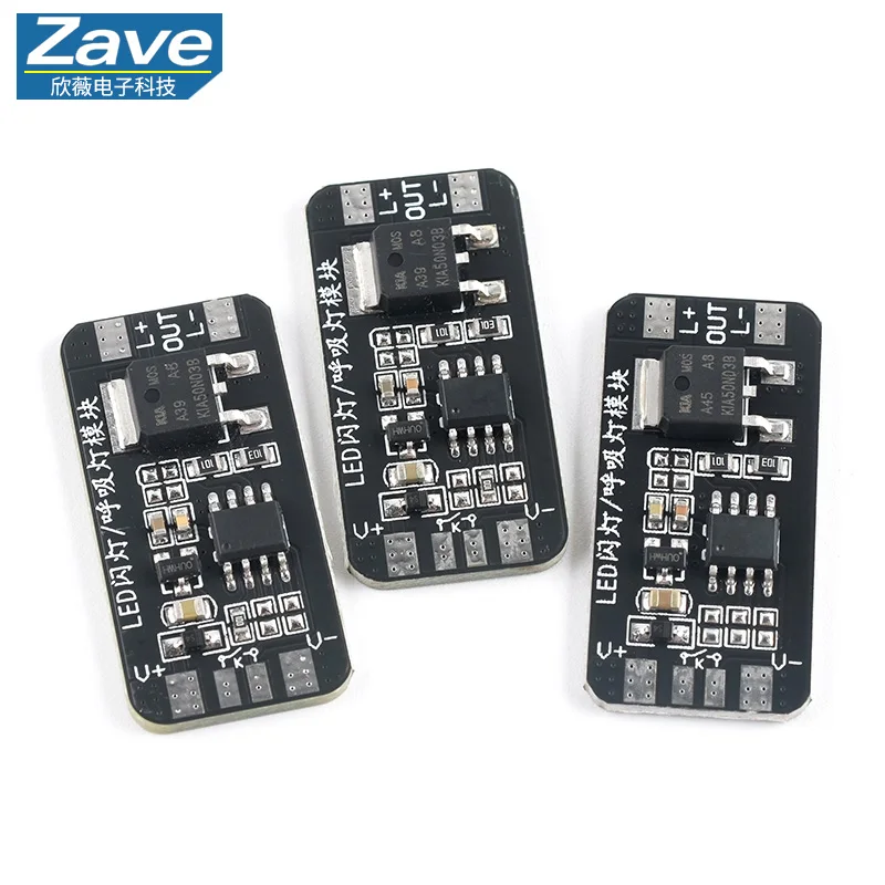 3-24V Breathing Light Module: LED Dimming (Fade-In/Fade-Out), Fast/Slow Strobe, 12V Holiday Ambience Light Controller Board