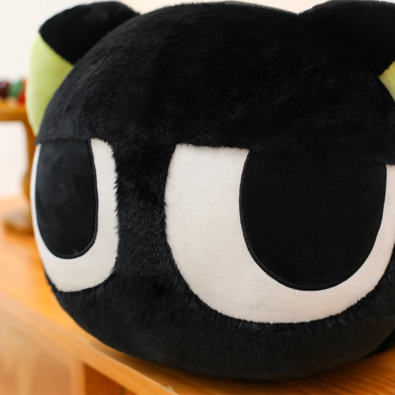 Anime oficial la leyenda de Luo 55cm Kawaii Xiao-Hei Xiao Hei encantador gato muñeca de juguete de peluche Original regalo de Cosplay de dibujos animados