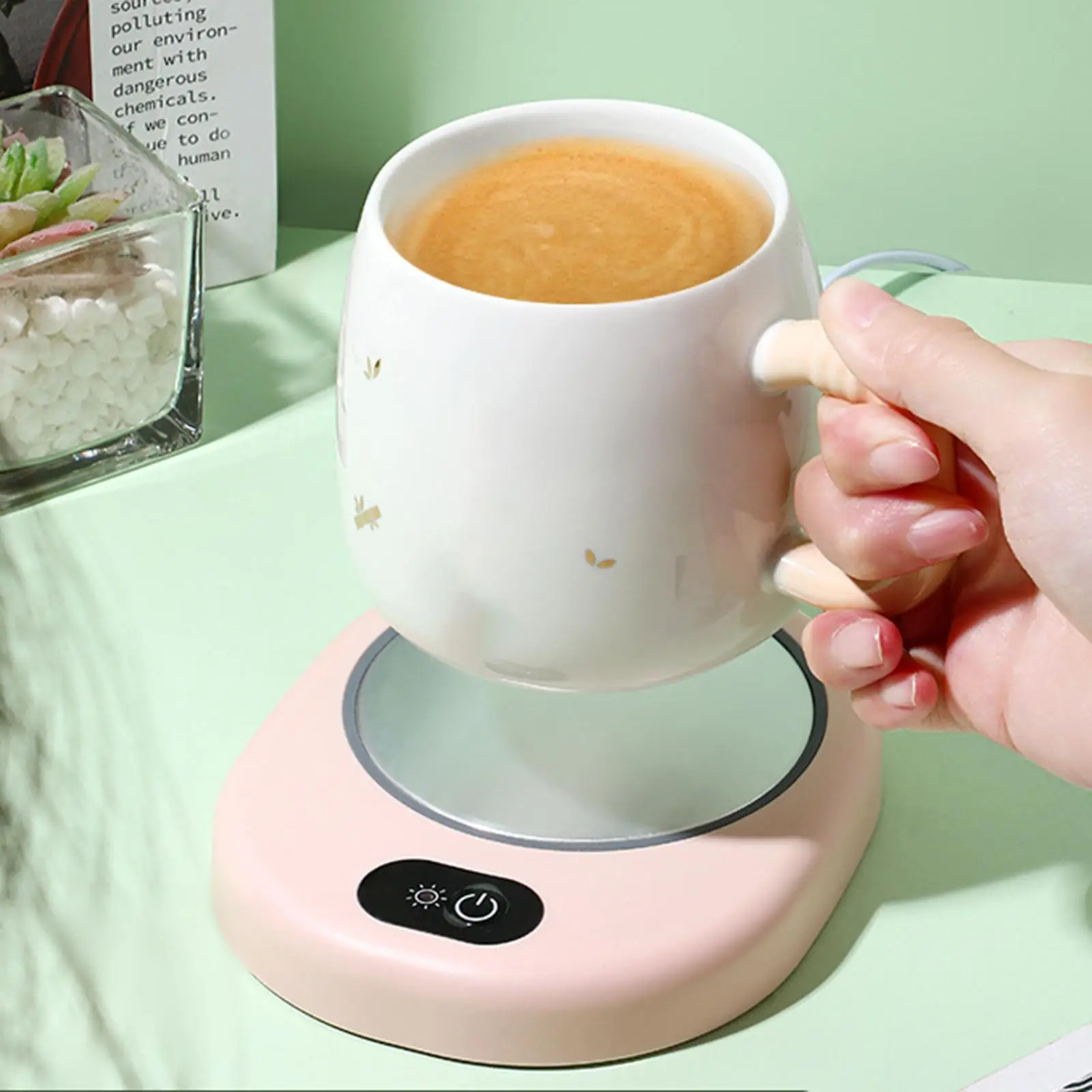 Coffee Mug Warmer Pad Cup Heater Coaster Constant Temperature Heating USB Electric Mug Mat for Home Travel Office