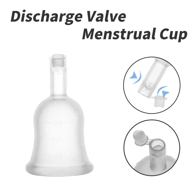 Lady Period Cup Valve Menstrual Cup Medical Silicone Menstrual Cup Period Copa Menstrual Con Vaso Silicone Cup Esterilizador