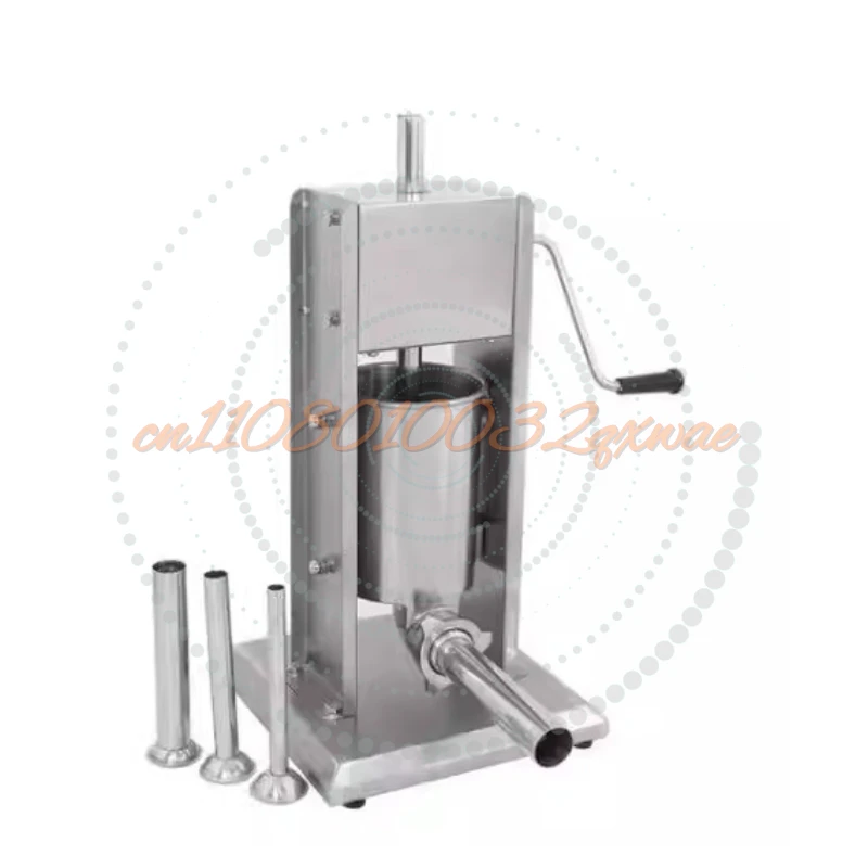 Manual Sausage Filler Stuffer Machine 5L Commercial Home Use 304 Stainless Steel Filler