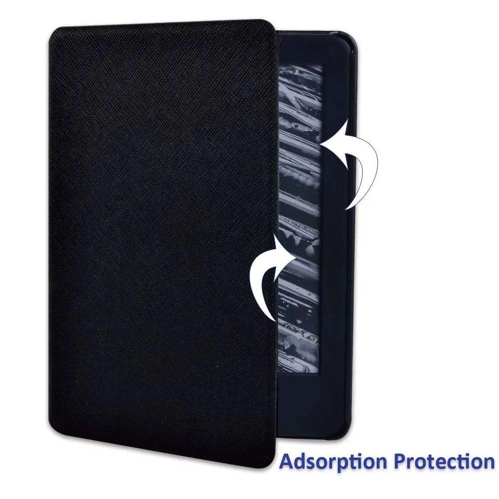 Funda protectora de cuero para tableta Amazon Kindle Paperwhite 1/2/3/4/Kindle 10th Gen 2019/Kindle 8th Gen 2016, con soporte