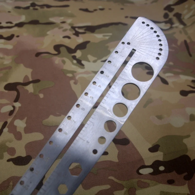 1 قطعة متعددة الوظائف الفولاذ المقاوم للصدأ زاوية المنقلة حاكم درجة أداة قياس Kawaii اللوازم المدرسية #3