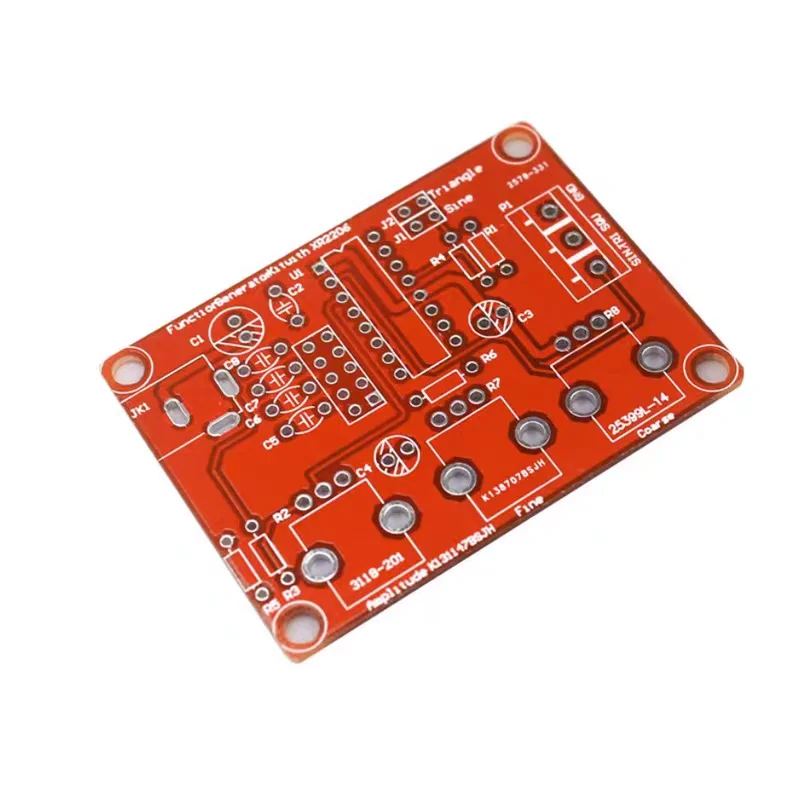 XR2206 High Precision Signal Generator DIY Kit Sine Triangle Square Waves 1Hz 1MHz Frequency Range Adjustable Frequency