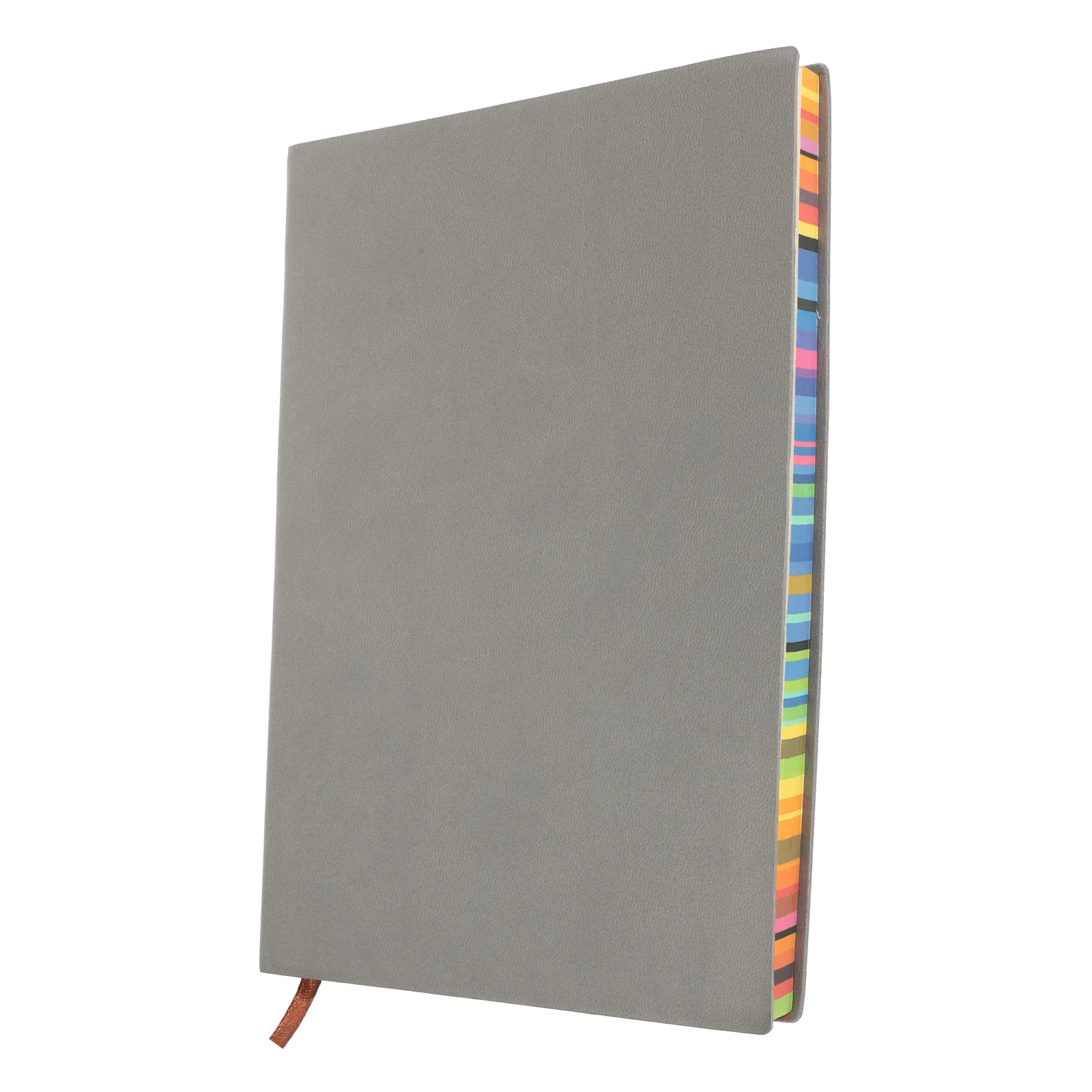 Rainbow Edge Notebook A5 Practical Students Notepad Office Supplies for Desk Straight Grain