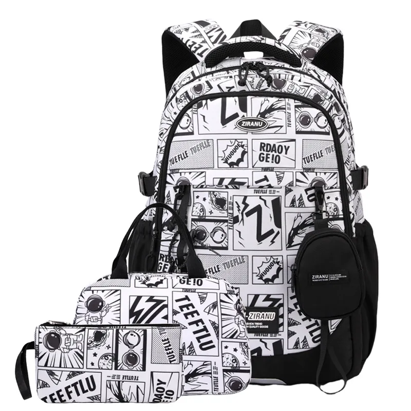 3pecs-set-graffiti-printing-school-bags-for-teenagers-boys-large-capacity-men's-laptop-backpack-rucksack-kids-cute-book-bags
